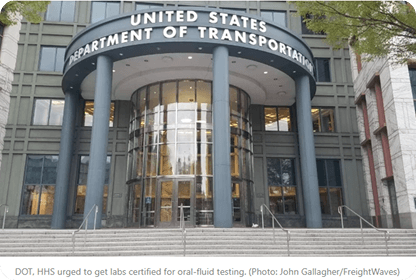 DOT takes heat for drug testing certification delays